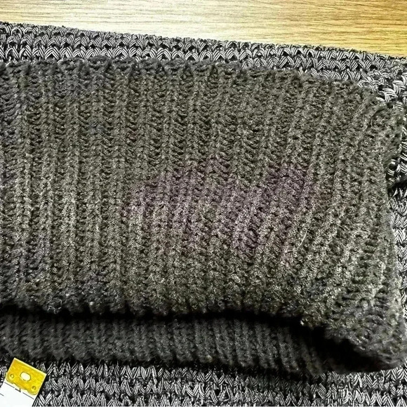 Vintage Fia Italia Womens Turtleneck Sweater Small Hand Loomed 90s Neutral Knit - Picture 3 of 7